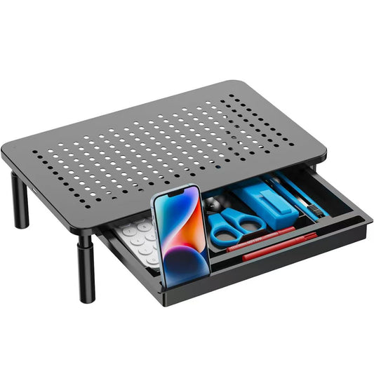 WALI Adjustable Monitor Stand with Storage