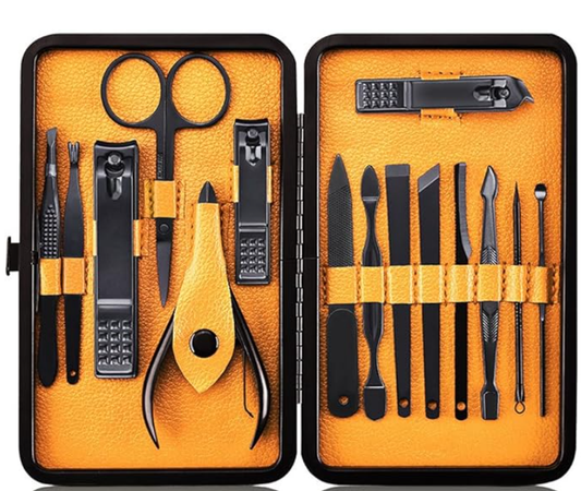 15-Piece Professional Manicure & Pedicure Set