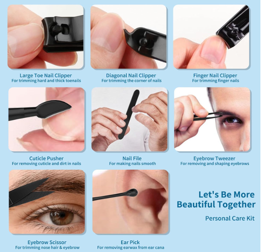 9-Piece Men’s Nail Grooming Kit