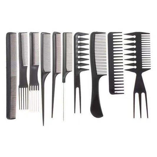 10 Pack Hair Stylists Styling Comb Set