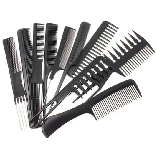 10 Pack Hair Stylists Styling Comb Set