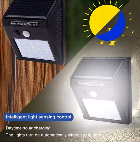20 LED Solar Motion Sensor Outdoor Light