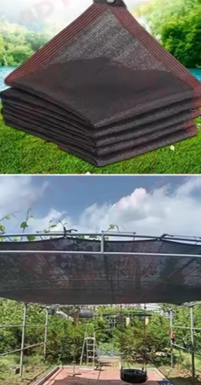Heavy-Duty Black Sun Shade Cloth
