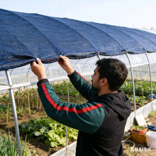 Heavy-Duty Black Sun Shade Cloth