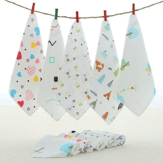 4-Layer Cotton Muslin Baby Washcloths