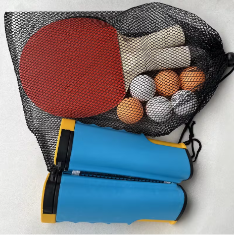 Portable Table Tennis Set (Net + Paddles)