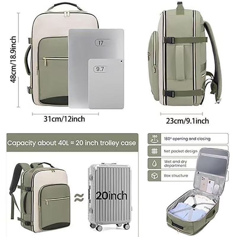 Travel Backpack with Packing Cubes