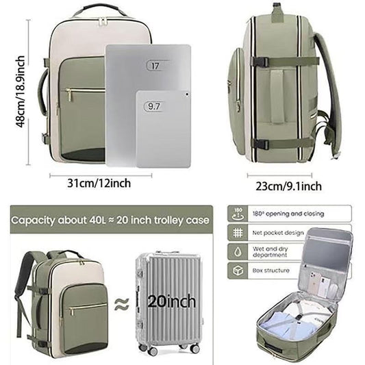 Travel Backpack with Packing Cubes