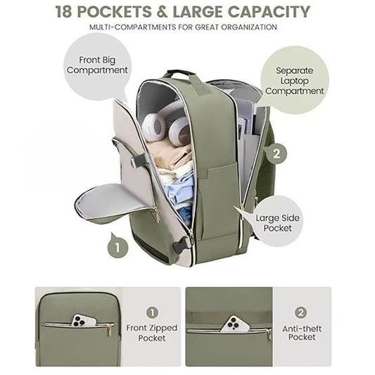 Travel Backpack with Packing Cubes