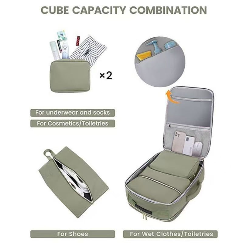 Travel Backpack with Packing Cubes