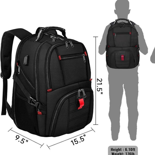 Extra-Large TSA-Approved Travel Laptop Backpack