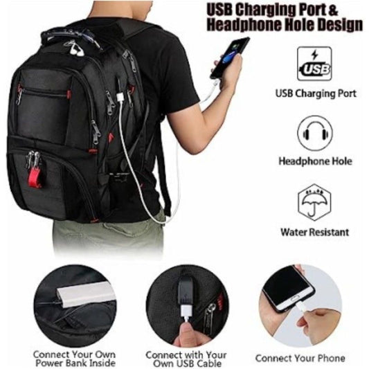 Extra-Large TSA-Approved Travel Laptop Backpack