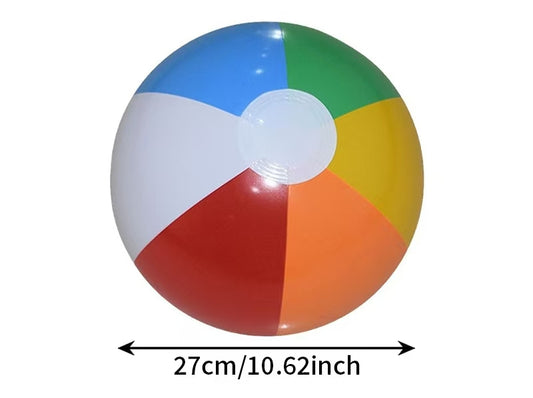 Inflatable Beach Ball Set (3pcs, 6-Color)