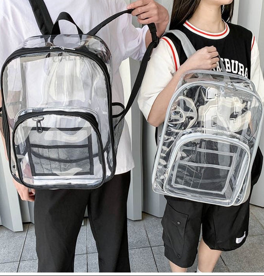 Transparent Clear School Backpack