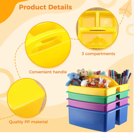 Classroom Caddy Organizer with Handle (2pcs)
