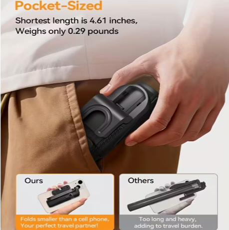 Wireless Selfie Stick Tripod with Remote (360° Rotatable)