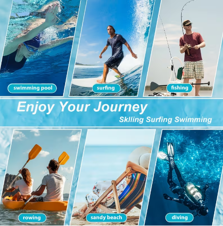 Floating Waterproof Phone Pouch (With Lanyard, Up to 6.8")