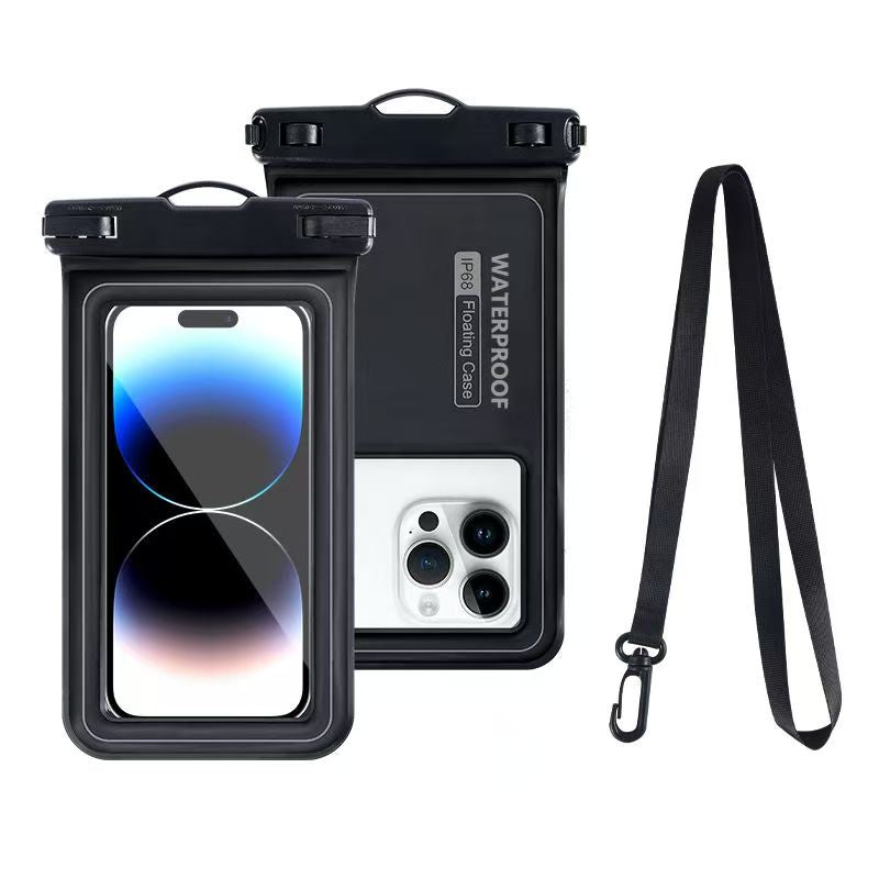Floating Waterproof Phone Pouch (With Lanyard, Up to 6.8")
