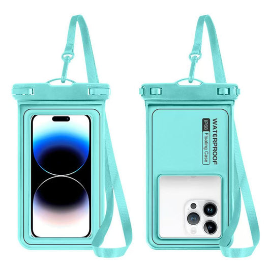 Floating Waterproof Phone Pouch (With Lanyard, Up to 6.8")