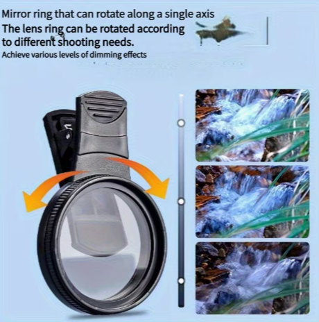 52mm Clip-On CPL Filter for Smartphones