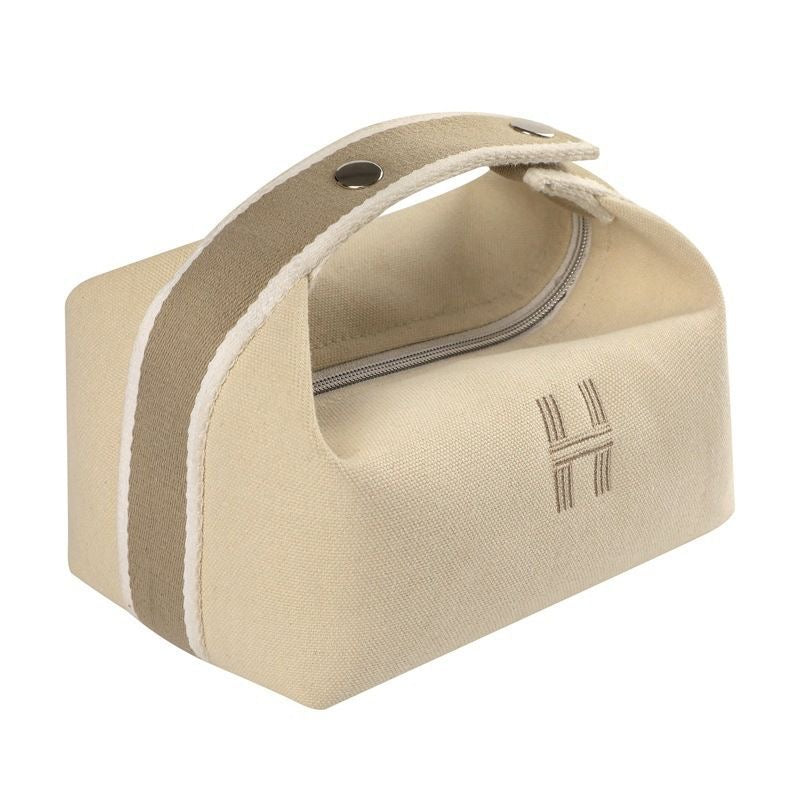 Minimalist Waterproof Canvas Makeup Bag