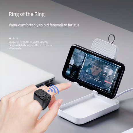 Multifunction Phone Ring Remote (Page Turner + Camera Shutter)