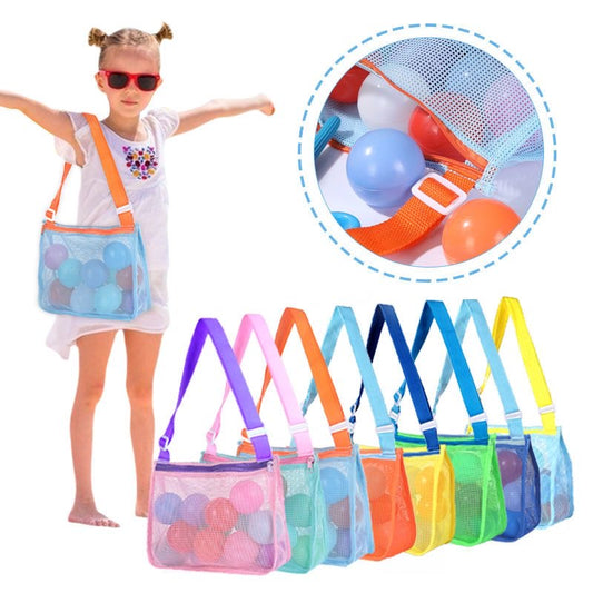 Mesh Bags for Beach Shells, 3-Piece Set