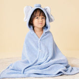 Baby Unisex Plush Animal Face Bathrobe