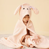 Baby Unisex Plush Animal Face Bathrobe
