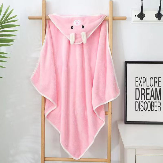 Baby Hooded Towel with Animal Design