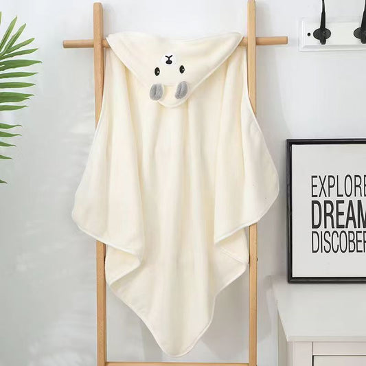 Baby Hooded Towel with Animal Design