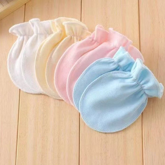 5-Pack Unisex Newborn Anti-Scratch Mittens