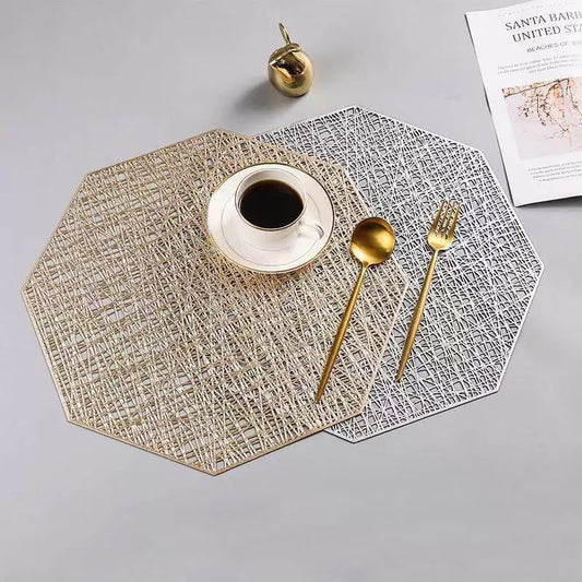 Heat-Resistant Round Plastic Placemats
