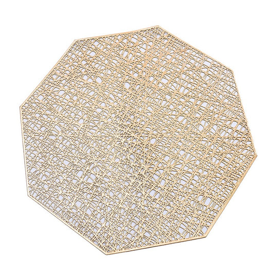 Heat-Resistant Round Plastic Placemats