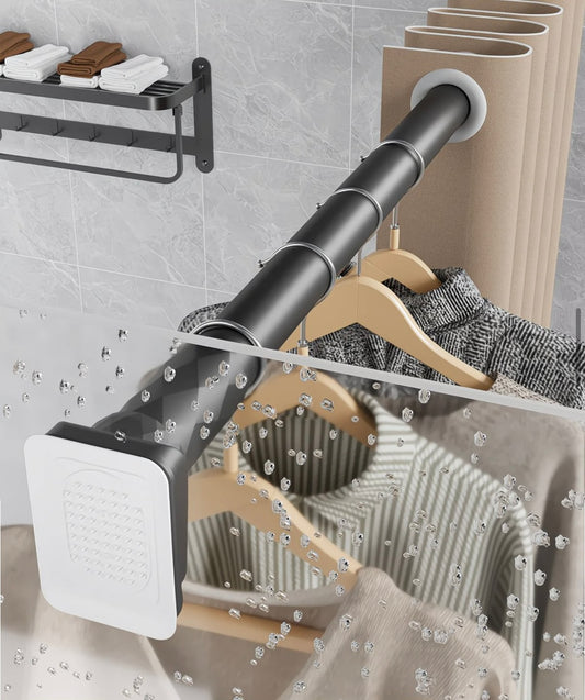 Adjustable Stainless Steel Curtain Rod Set