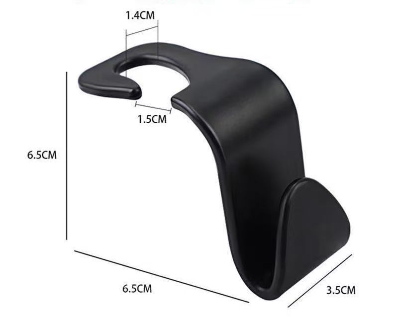 Car Back Seat Headrest Hooks