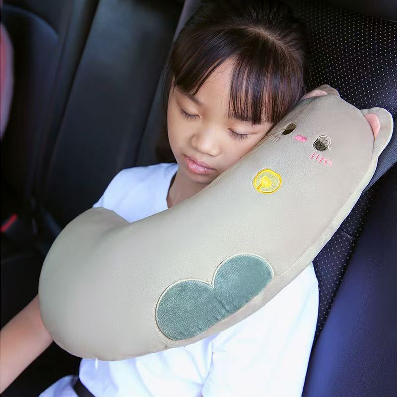 Kids Car Seat Belt Pads with Headrest