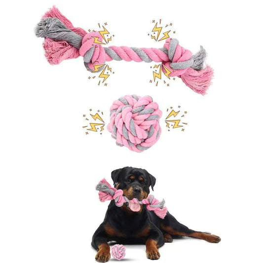 Eco-Friendly Cotton Rope Dog Chew Toy Set