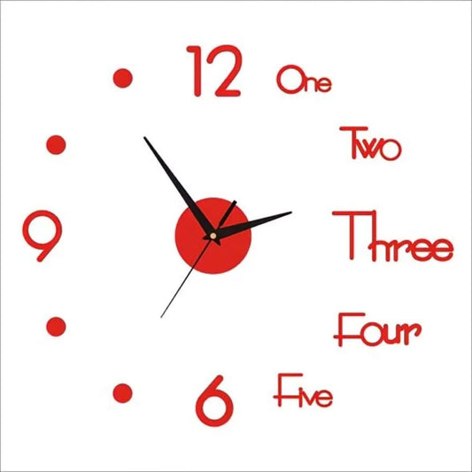 30” Acrylic Decorative Wall Clock