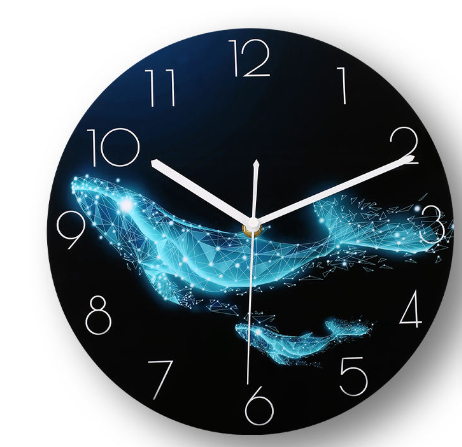 12” Frameless MDF Wall Clock