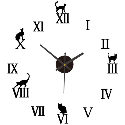 20” DIY Wall Sticker Clock with Night Light