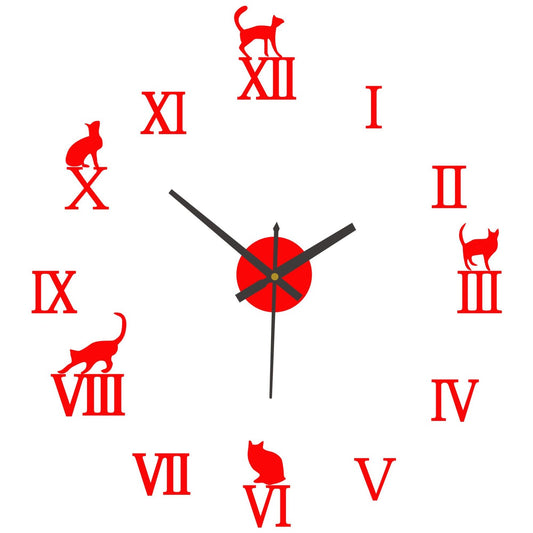 20” DIY Wall Sticker Clock with Night Light