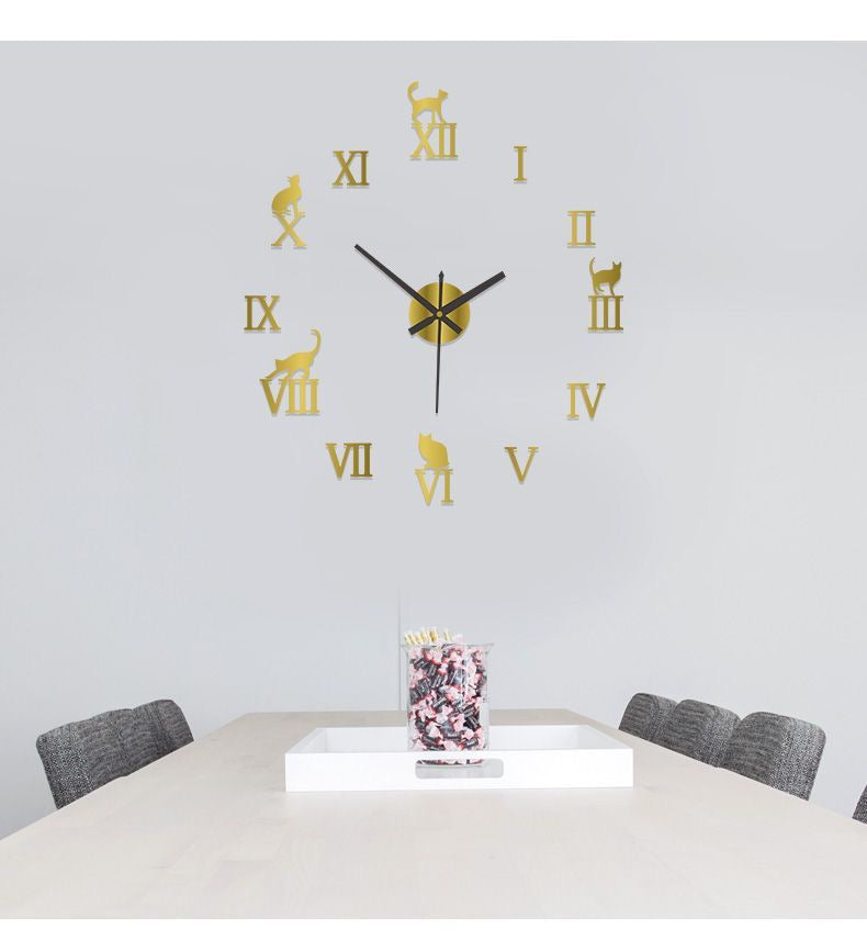 20” DIY Wall Sticker Clock with Night Light