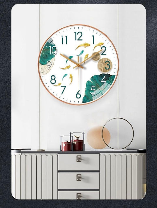 8” 3D Nordic Silent Wall Clock