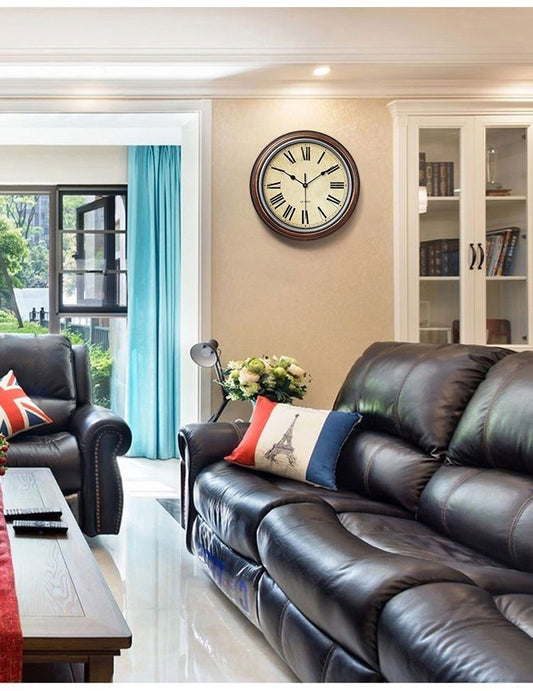 12 Inch Retro Country Silent Wall Clock