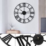 16 Inch Modern Metal Wall Clock