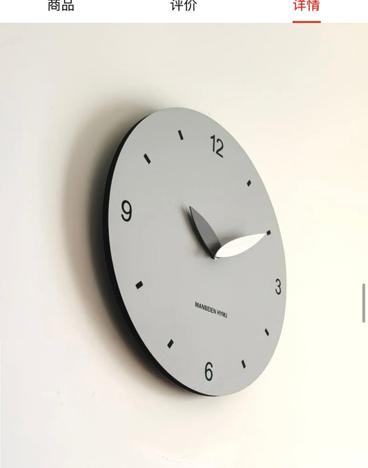 Nordic Clock: Willow Leaf Hands