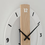 16” Solid Wood Silent Swing Wall Clock