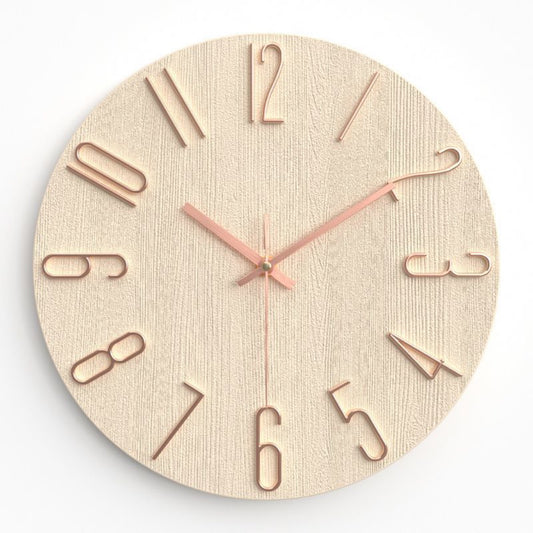 Modern Silent Round Clock