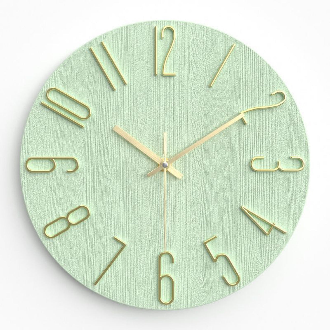 Modern Silent Round Clock